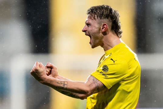 Kasper Høgh of Bodø/Glimt celebrates