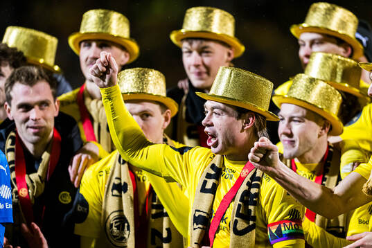 Patrick Berg of Bodø/Glimt celebrates