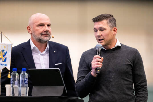 IFK Göteborgs klubbdirektör Håkan Mild och
