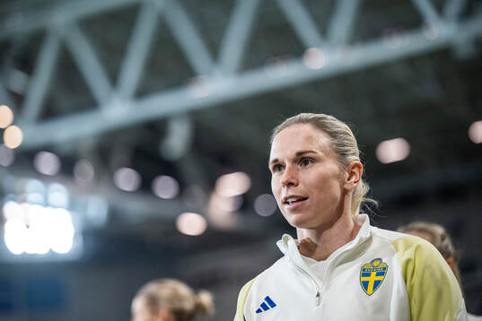 Jonna Andersson of the Swedish women's national football