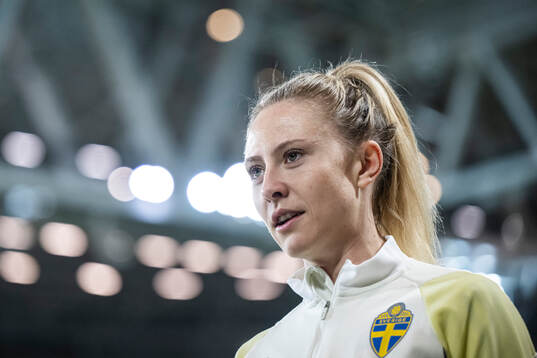 Rebecka Blomqvist of the Swedish women's national football