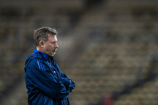 Head coach Peter Gerhardsson of the Swedish women's