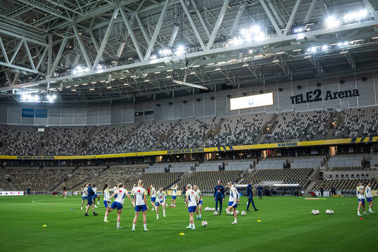 General view of Tele2 Arena