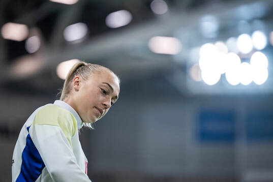 Hanna Bennison of the Swedish women's national football team