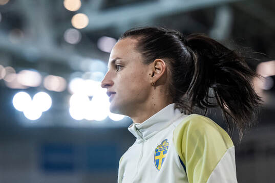 Nathalie Björn of the Swedish women's national football