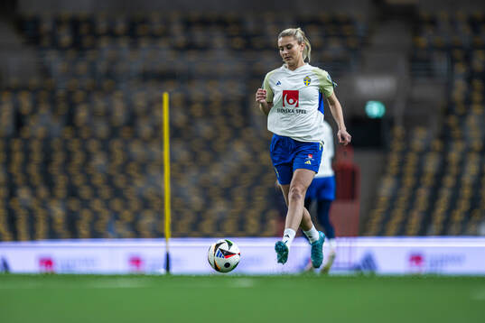 Rebecka Blomqvist of the Swedish women's national football