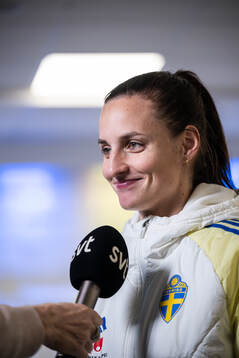 Nathalie Björn of the Swedish women's national football