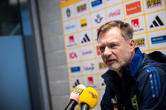 Head coach Peter Gerhardsson of the Swedish women's