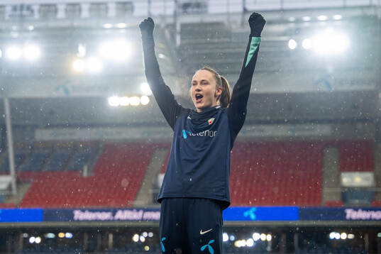 Caroline Graham Hansen of the Norwegian women's national