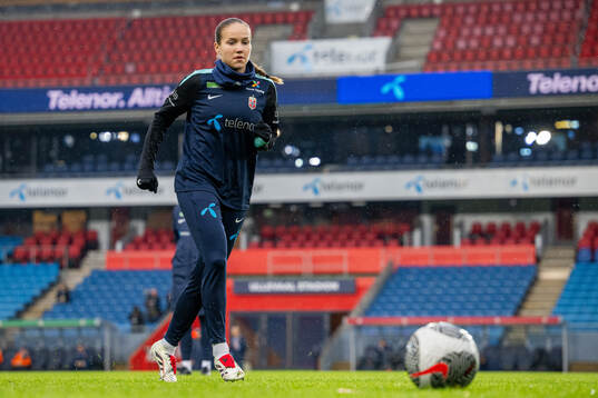 Guro Reiten of the Norwegian women's national football team
