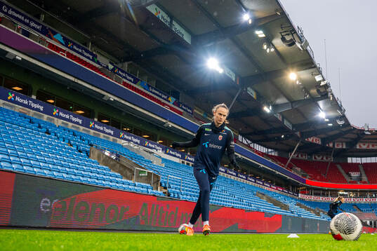Caroline Graham Hansen of the Norwegian women's national