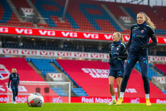 Synne Sofie Kinden Jensen of the Norwegian women's national