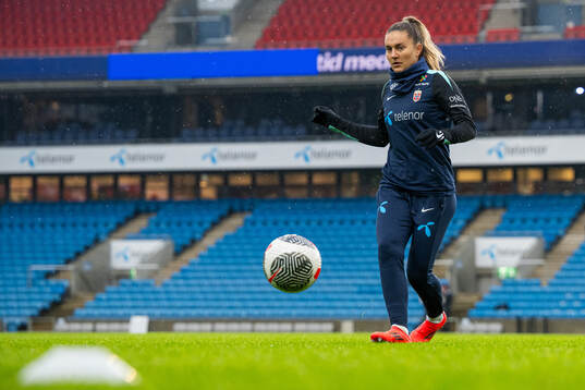 Vilde Bøe Risa of the Norwegian women's national football