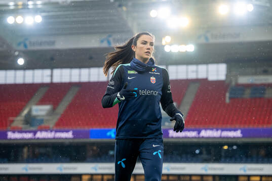 Ingrid Syrstad Engen of the Norwegian women's national