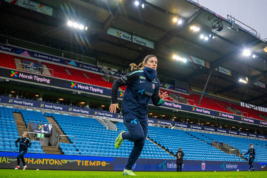 Maren Mjelde of the Norwegian women's national football team