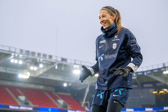 Goalkeeper Cecilie Fiskerstrand of the Norwegian women's