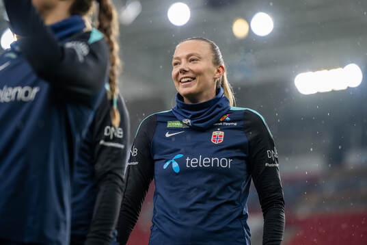 Synne Sofie Kinden Jensen of the Norwegian women's national