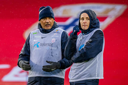 Lee Skyrme, assistant coach, and Gemma Grainger, head coach