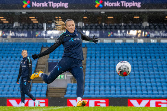 Synne Sofie Kinden Jensen of the Norwegian women's national