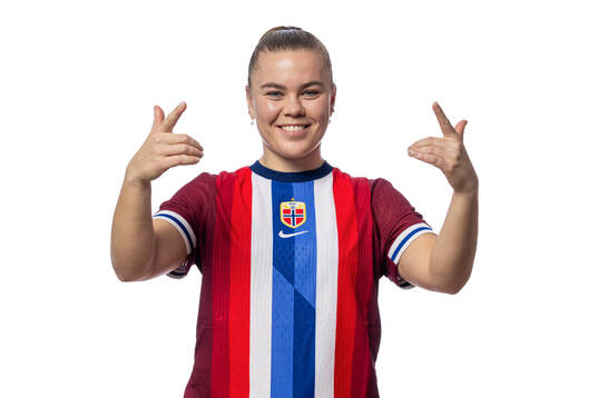 Olaug Tvedten of the Norwegian women's national football