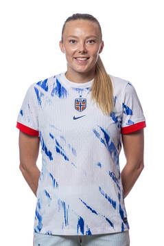Synne Sofie Kinden Jensen of the Norwegian women's national