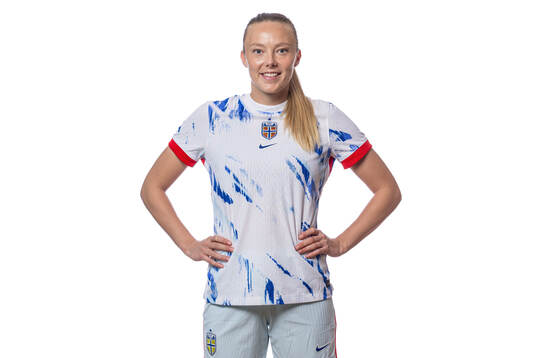 Synne Sofie Kinden Jensen of the Norwegian women's national