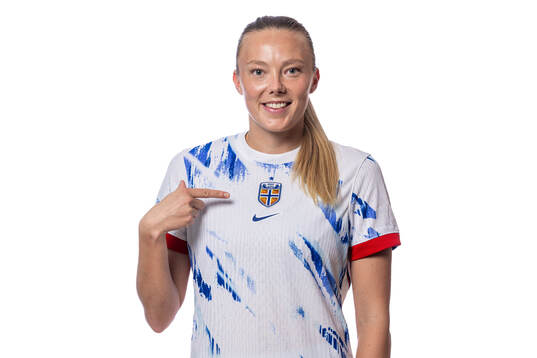 Synne Sofie Kinden Jensen of the Norwegian women's national