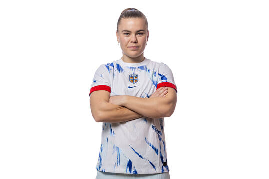 Olaug Tvedten of the Norwegian women's national football