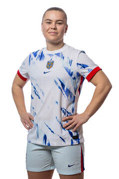 Olaug Tvedten of the Norwegian women's national football