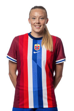 Synne Sofie Kinden Jensen of the Norwegian women's national