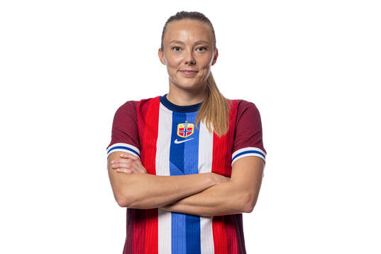 Synne Sofie Kinden Jensen of the Norwegian women's national