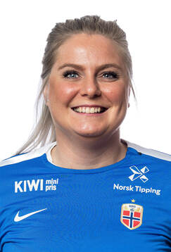 Rikke Kommedahl Berg, physio of the Norwegian women’s