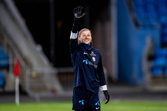 Goalkeeper Cecilie Fiskerstrand of Norway