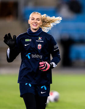 Goalkeeper Selma Panengstuen of Norway