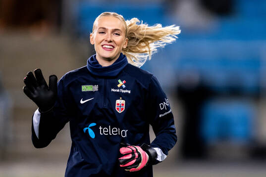 Goalkeeper Selma Panengstuen of Norway