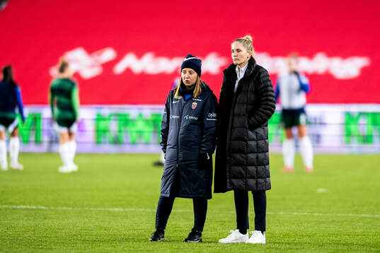 Head coach Gemma Grainger of Norway