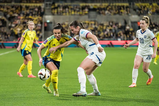 Johanna Rytting Kaneryd of Sweden and Andjela Frajtovic of