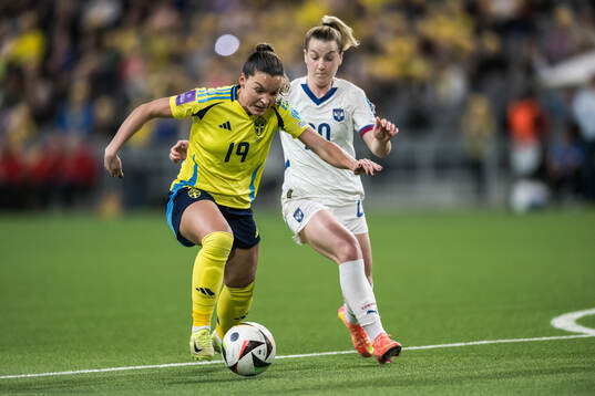 Johanna Rytting Kaneryd of Sweden and Tijana Filipovic of