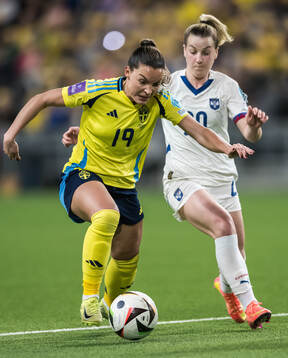 Johanna Rytting Kaneryd of Sweden and Tijana Filipovic of