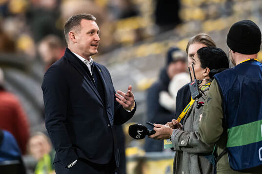 Kim Källström, head of football at the Swedish football