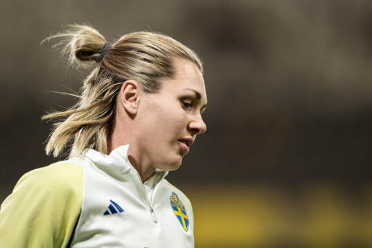 Goalkeeper Jennifer Falk of Sweden