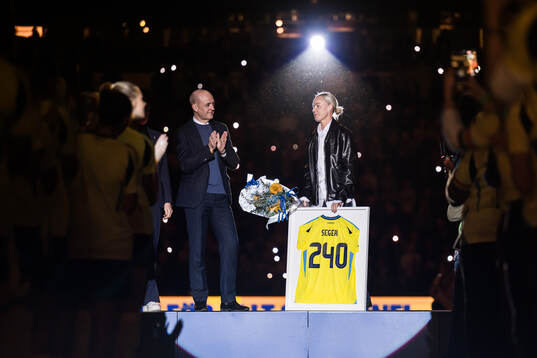 Fredrik Reinfeldt, president of the Swedish Football
