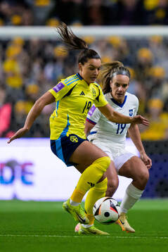 Johanna Rytting Kaneryd of Sweden and Tyla Jay Vlajnic of