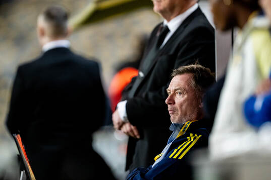 Head coach Peter Gerhardsson of Sweden