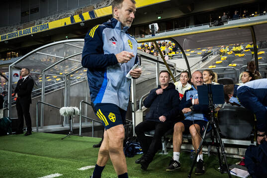 Head coach Peter Gerhardsson of Sweden