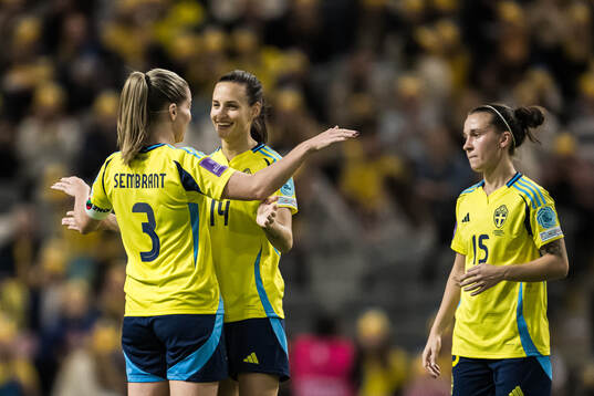 Linda Sembrant, Nathalie Björn, and Julia Zigiotti Olme of