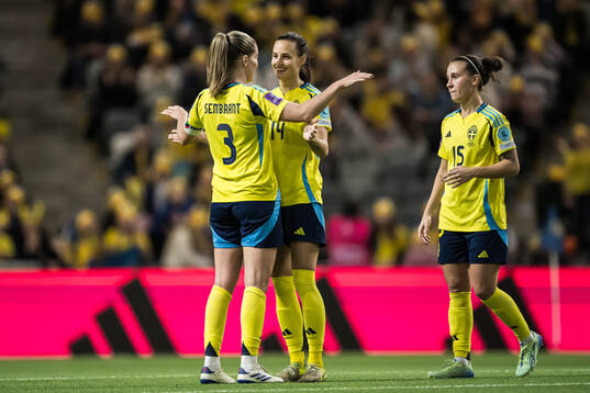Linda Sembrant, Nathalie Björn, and Julia Zigiotti Olme of
