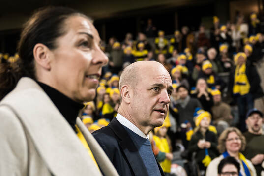 General secretary Andrea Möllerberg, Fredrik Reinfeldt,