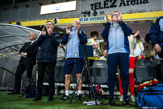 Head coach Peter Gerhardsson and assistant coach Magnus