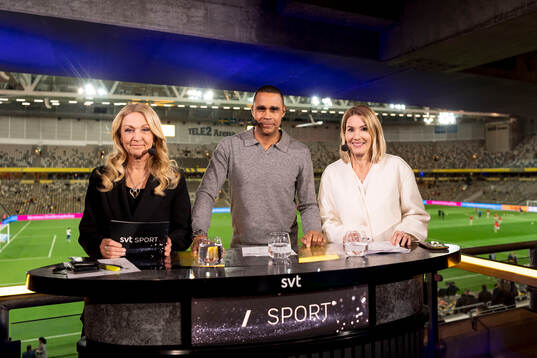 Jane Björck, Daniel Nannskog and Hanna Marklund, Swedish
